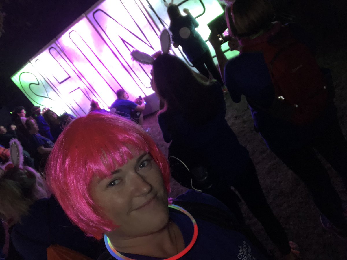 JaniceWarden's tweet photo. #ShineNightWalk - another awesome 1/2 Marathon walked. Thank you so much to all those on the organisational teams. 🌟 @CR_UK https://t.co/KJqUfylj8L