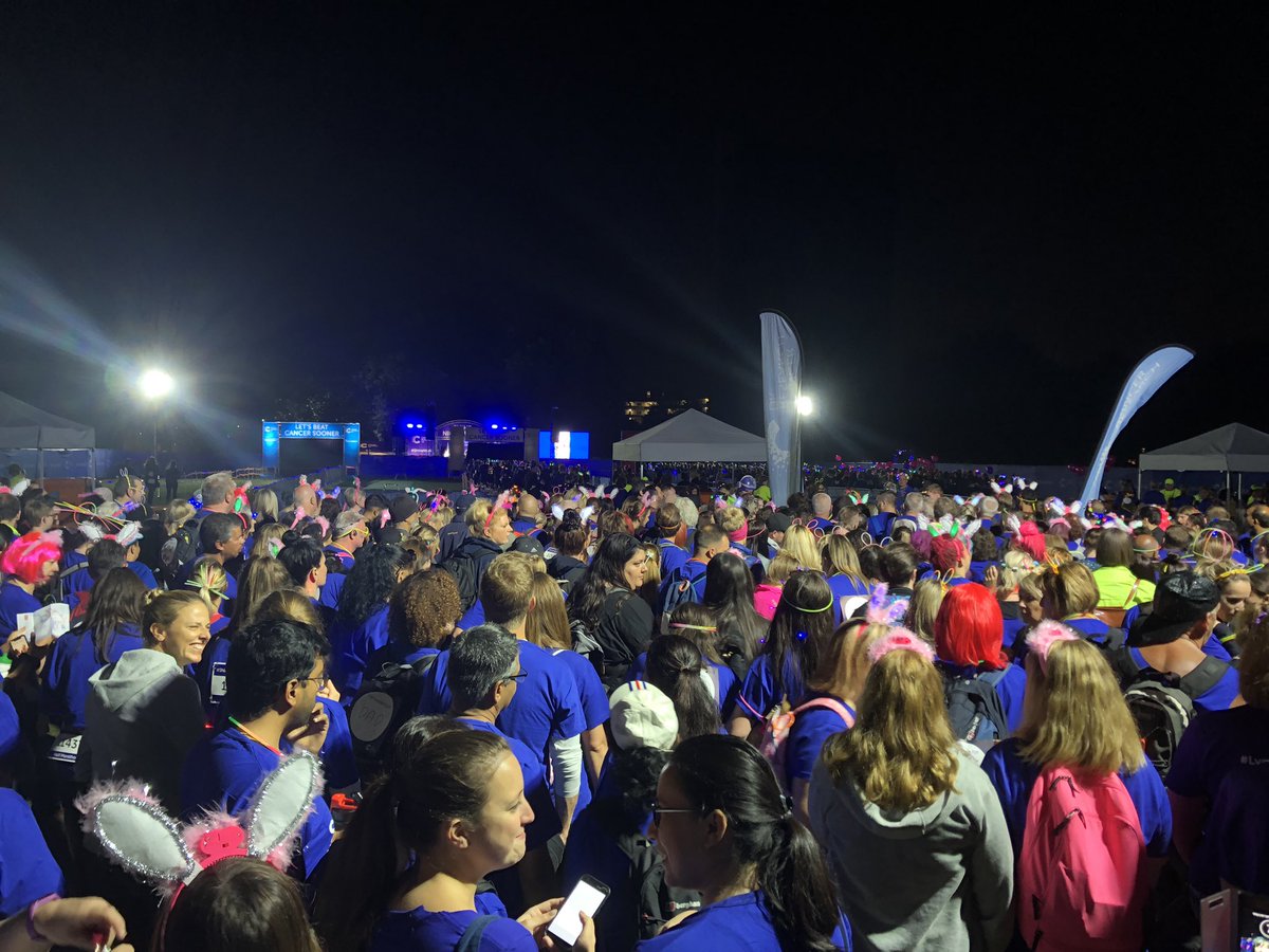 JaniceWarden's tweet photo. #ShineNightWalk - another awesome 1/2 Marathon walked. Thank you so much to all those on the organisational teams. 🌟 @CR_UK https://t.co/KJqUfylj8L
