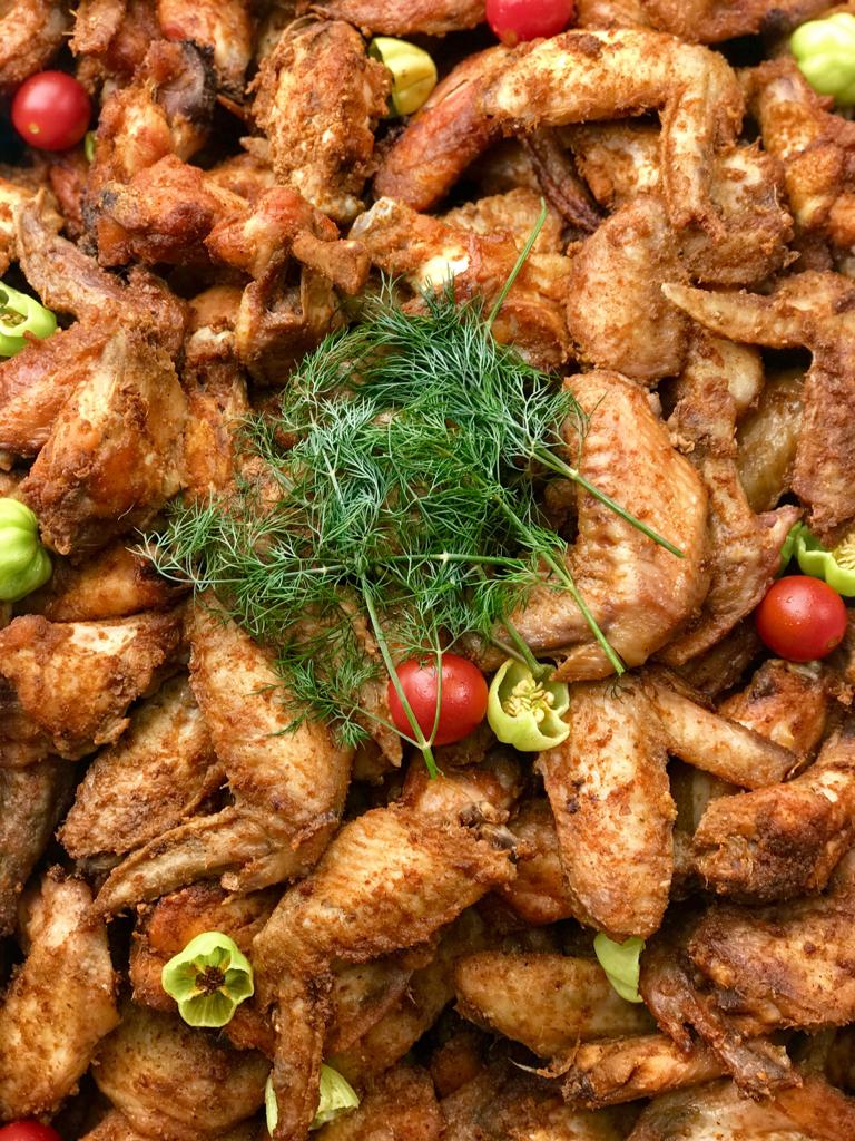 bluespooncs's tweet photo. How do you like your chicken wings?

Hot and spicy? Well you got lucky. Find us at the #AccraFoodFestival  @AccraPremium for yours. https://t.co/ytMtBdrREG