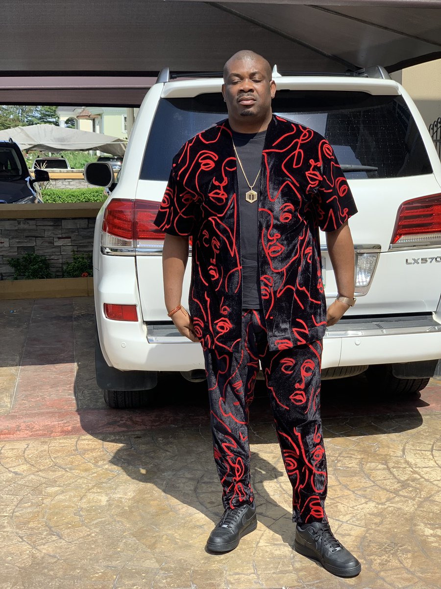 DONJAZZY's tweet photo. Caption this for me abeg. 😁 https://t.co/GsC3soWbAK