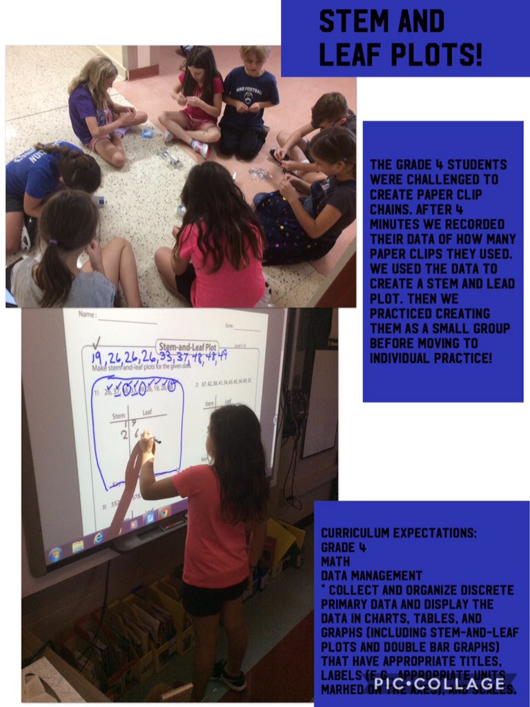 jcookbrookside's tweet photo. Hands-on math learning! #mathisfun #datamangement #grade3and4 @yourschools @BrooksidePS https://t.co/uRz4ki0mhF