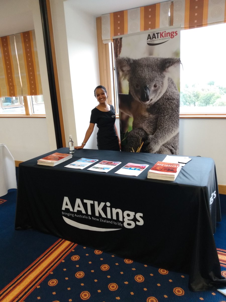 Thankful to the wonderful team at <a href="/baldwinstravel/">Baldwins Travel</a>  for having us at their Holiday Show today!🇳🇿🇦🇺✨🏜️✈️
A great event in a stunning venue 😍💓
#smilekings #aatkingsuktrade