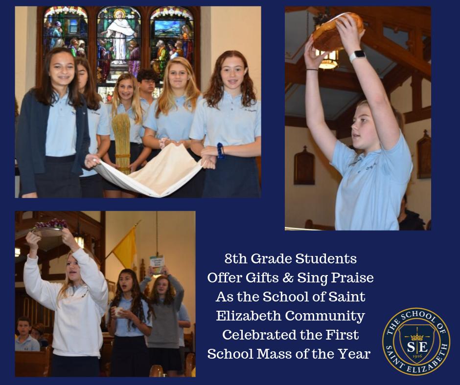 steschool1's tweet photo. School of Saint Elizabeth Students Celebrate 1st School Mass of the Year @diometuchen @NCEATALK #catholicschools https://t.co/E7e9FhNbmk