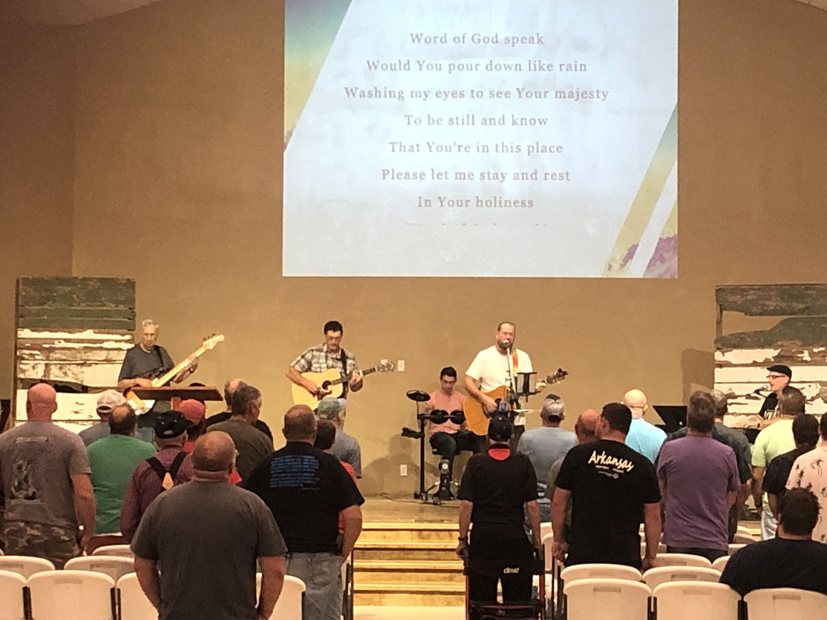 greencntrycamp's tweet photo. What an amazing weekend of men’s ministry!  Six salvations!  #PTL https://t.co/dfMfAz90Yw