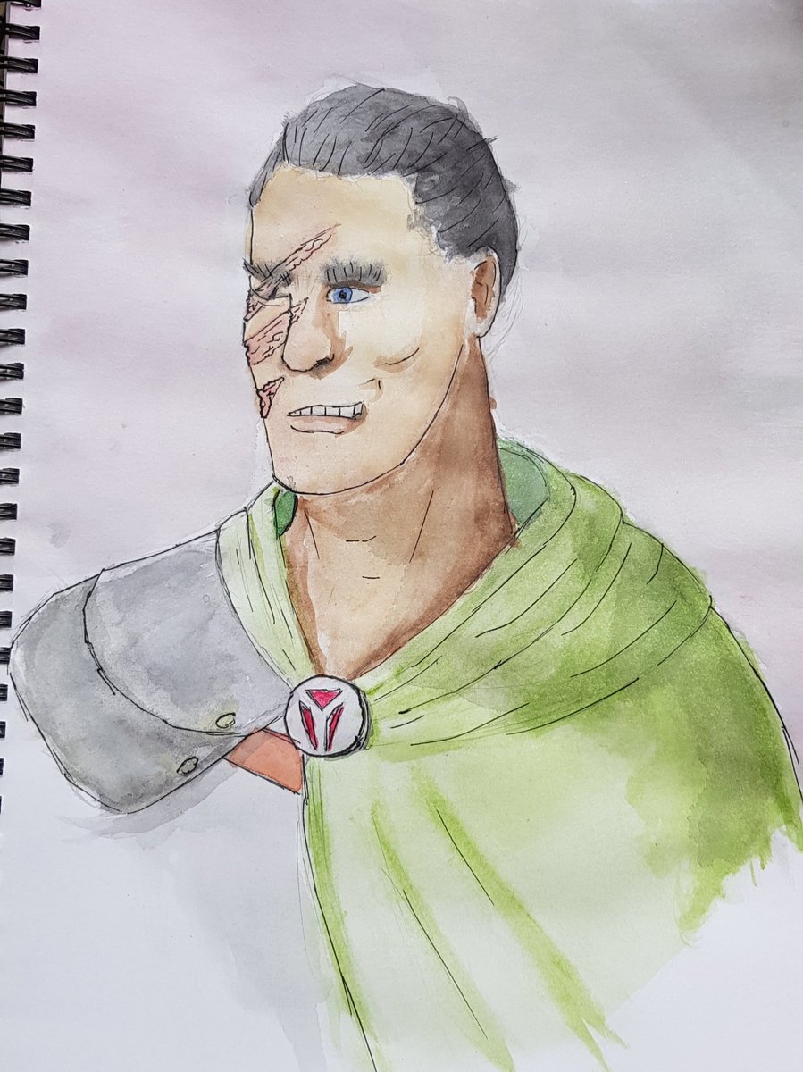 ThomasGNewman's tweet photo. Continuing to follow the guidance of @babsdraws and the amazing #pubdraw, I present Balrick the Handsome. An Illrigger of Asmodeus. @MCDM have really inspired me with this #customclass.
#DnD #dnd5e #itsgoodtobebad #watercolor #fantasyart https://t.co/aQzCzRjMIr