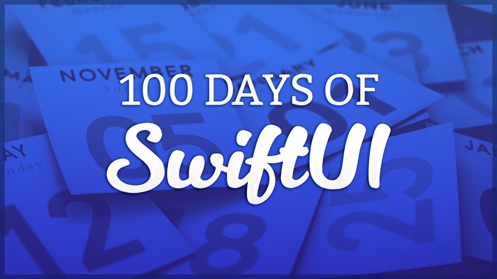 The 100 Days of SwiftUI logo.