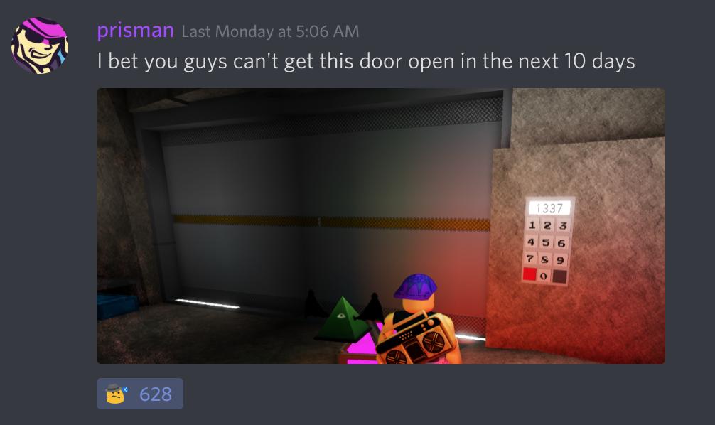 Zickoi On Twitter Day 7 Of The Lobby Challenge Prisman Wins His Bet If No One Figures Out How To Solve It By This Upcoming Wednesday Https T Co 6o5j3gvtpf - prisman roblox assassin