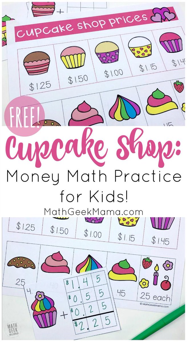 thisreadingmama's tweet photo. CUPCAKE SHOP MONEY MATH: What a fun way to get in some #moneypractice!
https://t.co/Y0BwWEonUK https://t.co/YTRbIw1ESn