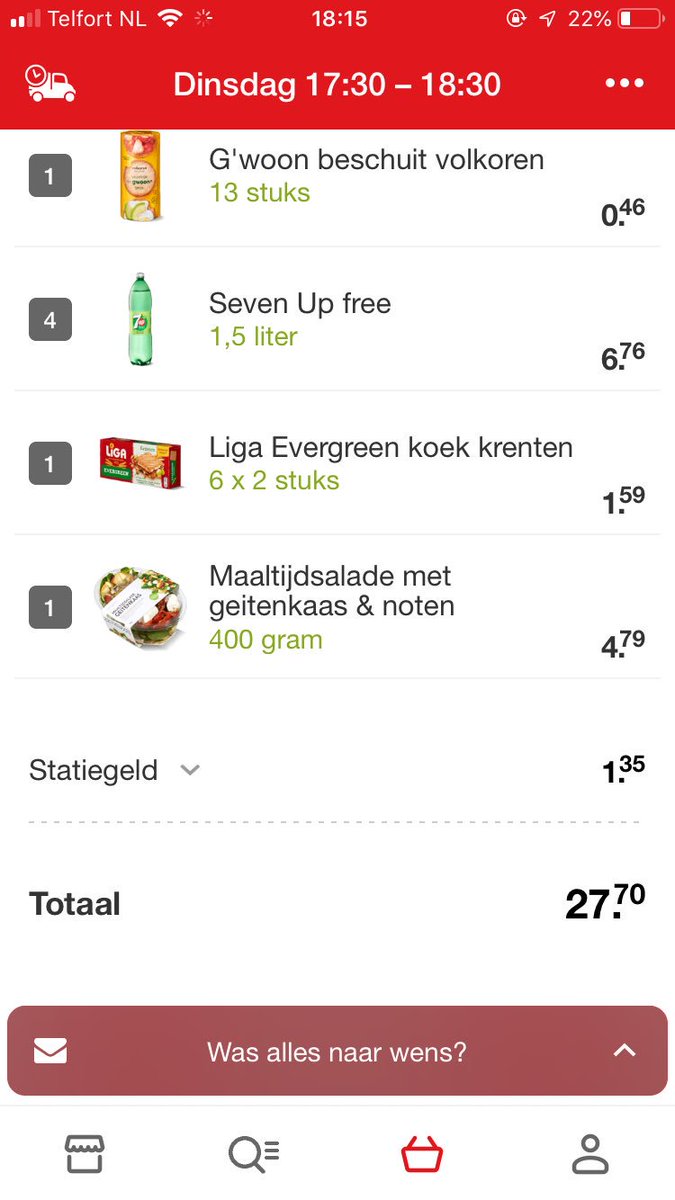 vanbergeijk's tweet photo. @picnic de afreken knop komt niet in beeld 🙄. Bug in de app? https://t.co/GNJoMkqD3z