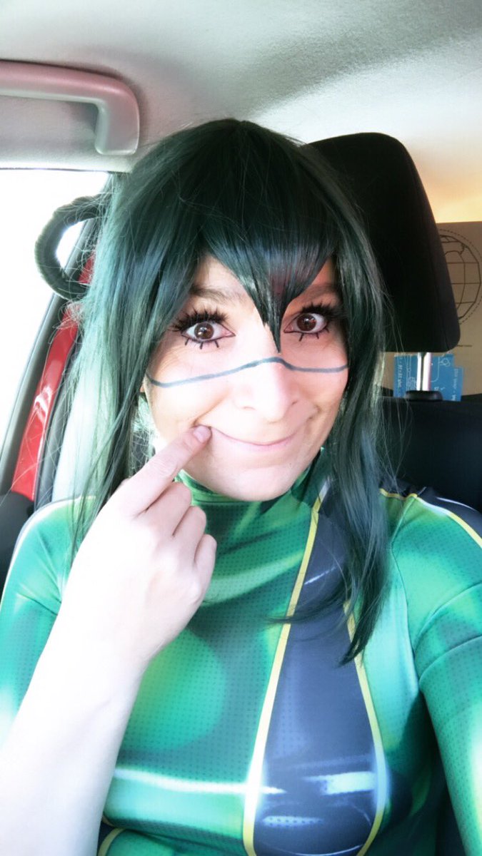 camislyce's tweet photo. Bestgirl today at #wizardworldsacramento 🐸
#froppy #MyHeroAcademia #callmetsu https://t.co/gf5CU60Z1M