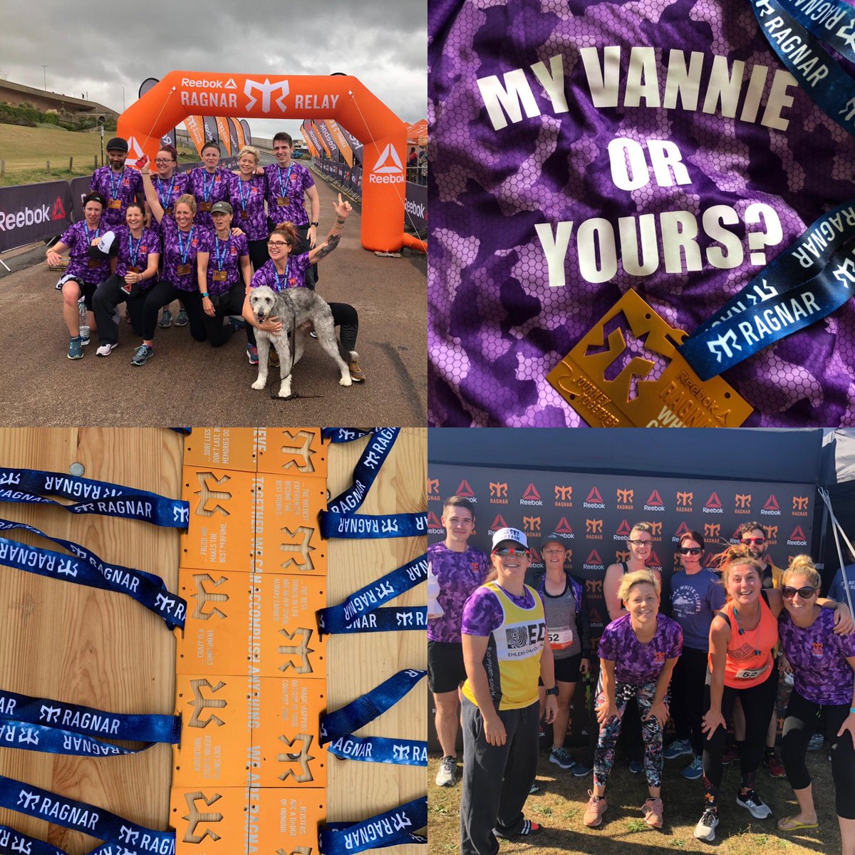 wendyandsport's tweet photo. Fabulous weekend with a bunch of inspirational super hero’s!! 6th race of 12 months done for @ehlersdanlosuk @TheEDSociety #halfway #RagnarRelay #RagnarWhiteCliffs #ragnarvanlife #innerWild @RagnarRelayUK @ehlersdanlosuk https://t.co/YB5QgiETT3