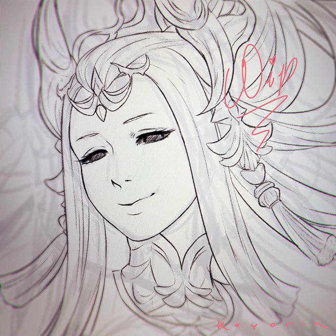 Okay so Sophia is the third #FFXIV boss for the set! I received a lot of great suggestions for other bosses though, so I might do another set later or just draw them independently later anyway…! 