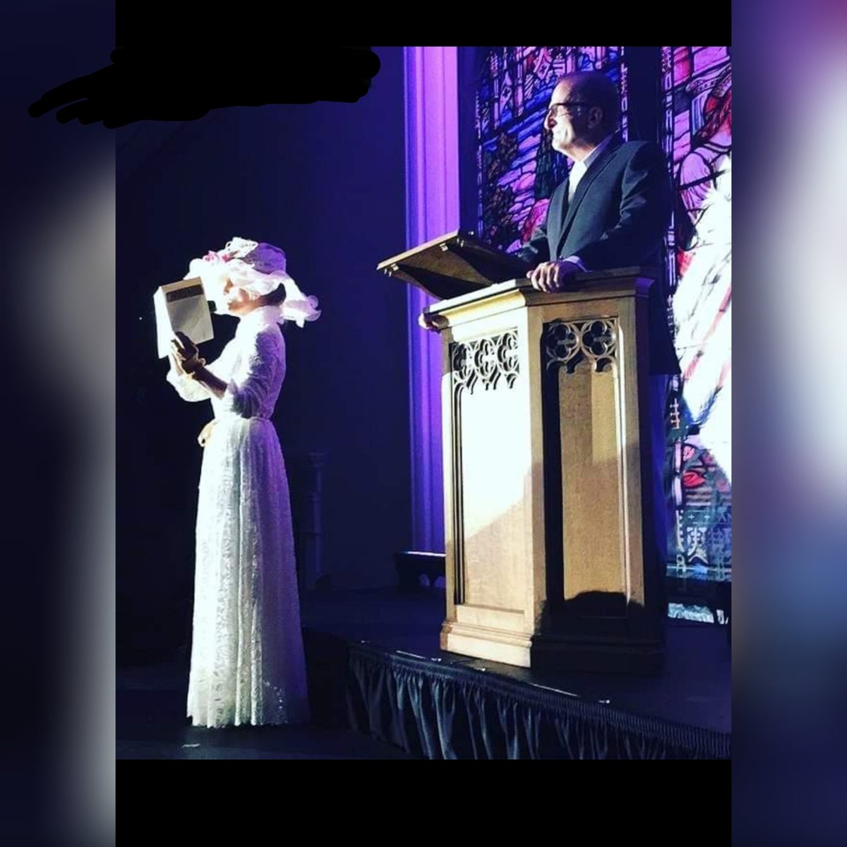 MrsFit72's tweet photo. Bertha Jean wants to see you tonight! Please don't disappoint her. #ThisIsThat19 #BerthaJean #Doxology #ThatHighNoteTho 😂 https://t.co/MhcYCZrQDm