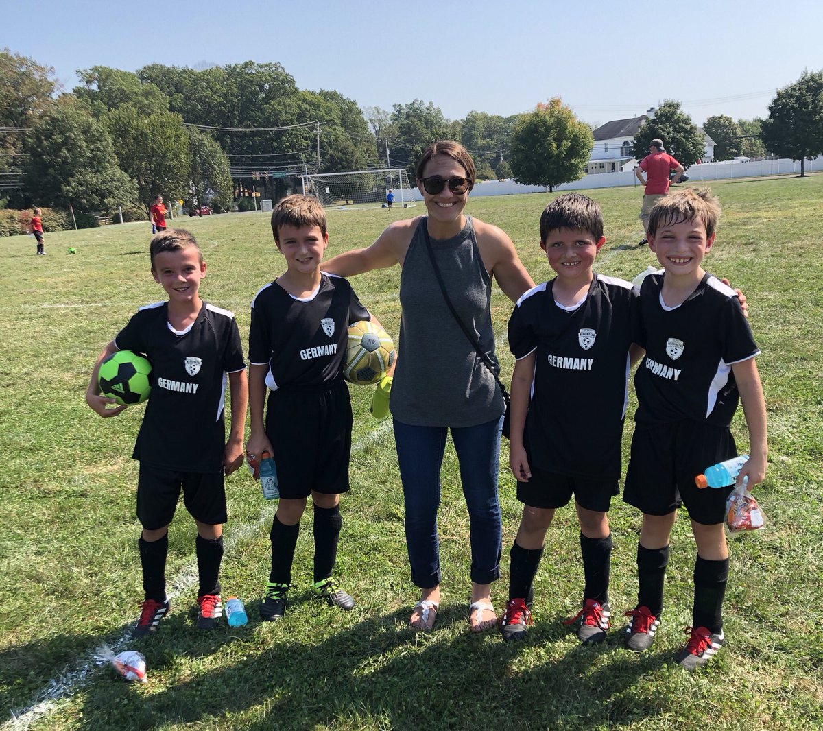 Had a wonderful Sunday afternoon with some of my 3rd graders at their soccer game! Go Germany!! #makingconnections #buildingrelationships <a href="/CBMillCreek/">CBMillCreek</a>
