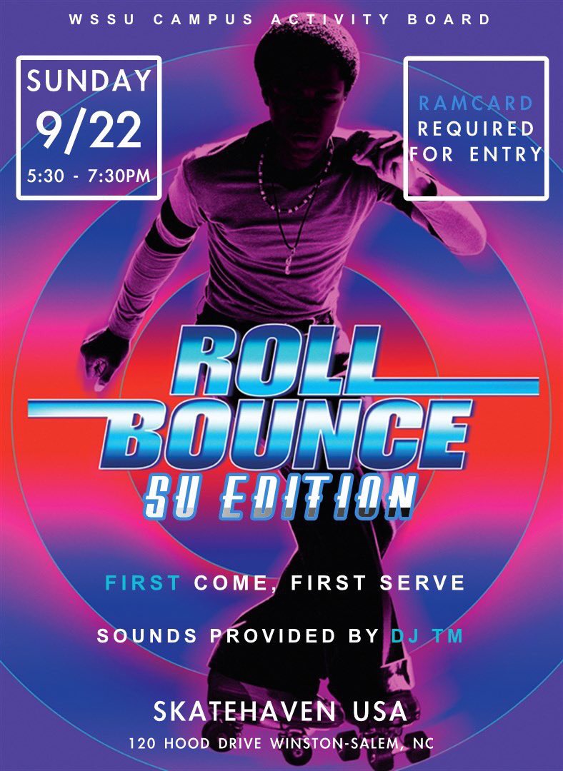 DPtheMC's tweet photo. ATTN #WSSU #WSSU23
TICKETS DROP TONIGHT FOR
#SUPARTY2: THE #RAMCOMING FINALE
TICKETS WILL BE AVAILABLE AT 8PM
RIGHT AFTER #SUROLLBOUNCE
RT TO SAVE A RAM https://t.co/ht03oIIdlv