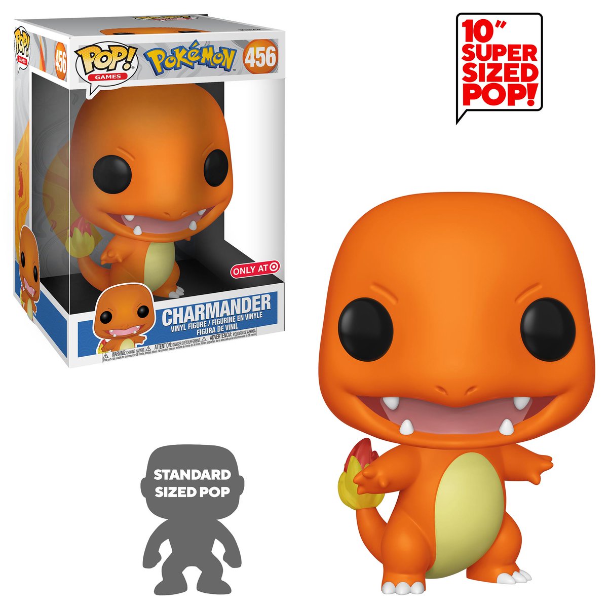OriginalFunko's tweet image. RT &amp;amp; follow @OriginalFunko for a chance to WIN a Target exclusive 10” Charmander Pop! #Funko #Pop #FunkoPop #Giveaway #Pokémon