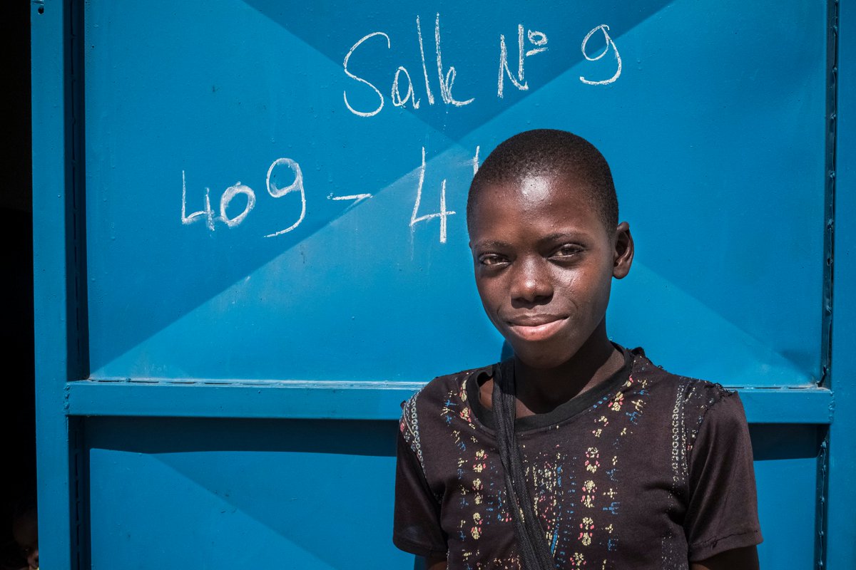 UNICEF_CAR's tweet photo. This is Héritier. When we met him, he was in his last year of primary school in Bouar, and was working hard to catch up on the classes he missed after he had to flee his home because of violence.

#ForEveryChild, an education. 

#BackToSchool #CARcrisis https://t.co/fF3CHGkKEs