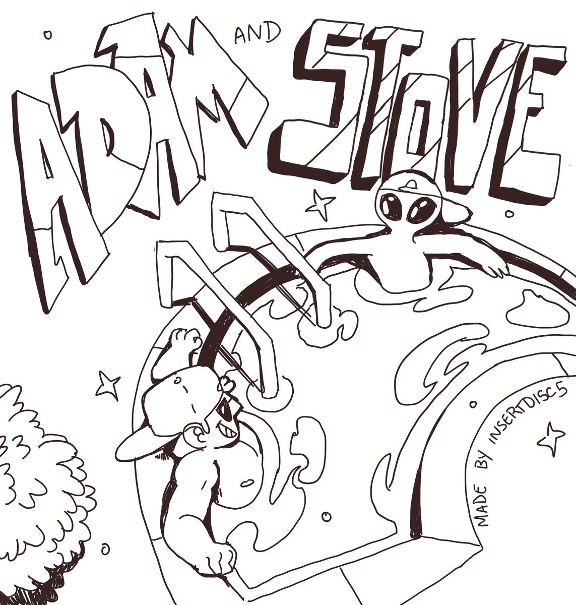 adam and stove: the comic! one is a human one is an alien but theyre both bros! now out in theaters* and also on itchio
https://t.co/vxj3zfgl1I

*not actually out in theaters 