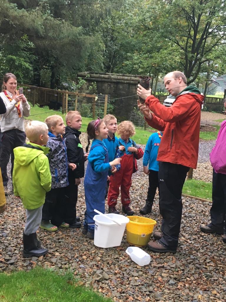 9thRamsbottom's tweet photo. Our Beavers enjoyed joining other beavers in our District today on the Harold Sumner Challenge Expedition. Thanks to all involved in making the day so brilliant. We didn’t notice the rain. #skillsforlife #brscouts #team9thrammy https://t.co/AoyNtQu0iZ
