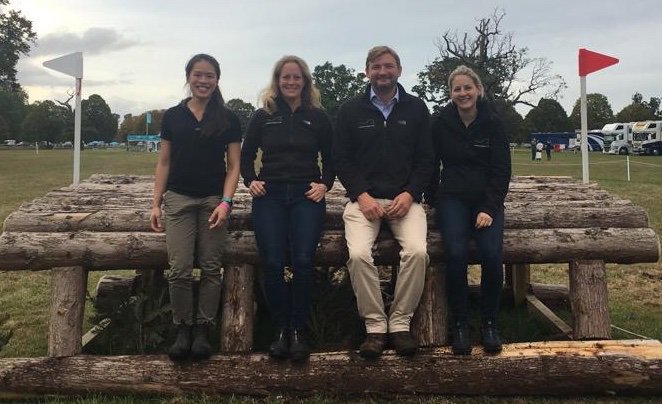 LambournVets's tweet photo. After a busy week @BlenheimHorse our team of vets are still full of smiles 
Thanks to everyone @BlenheimHorse - it’s been a privilege to be the vets at such a fantastic event
#InSafeHands
#FabFour
#syblenheim https://t.co/VZrJhE9kbu