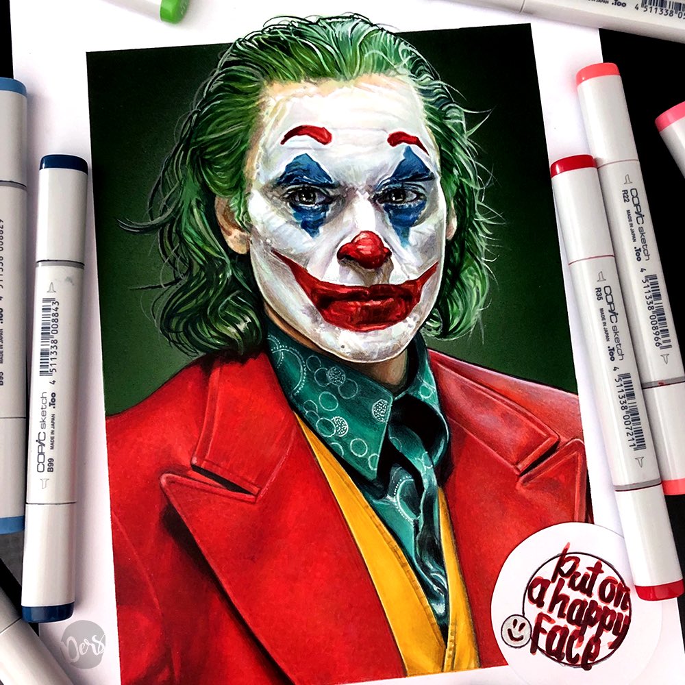 How To Draw Joker Joaquin Phoenix