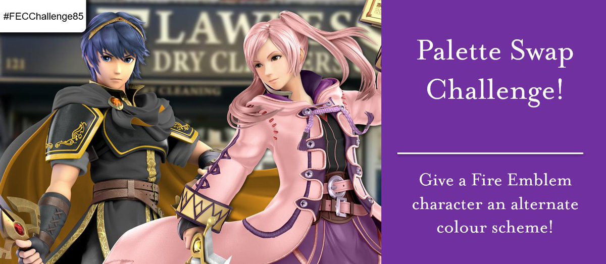 fecompendium's tweet photo. Now that we've done limited colours, you should be nicely warmed up for this week's challenge - Palette Swap challenge! Give any FE character a different colour scheme, it can be entirely new or referencing someone else!

Share your alts with #FECChallenge85, have fun! https://t.co/JV5xLMDMMi