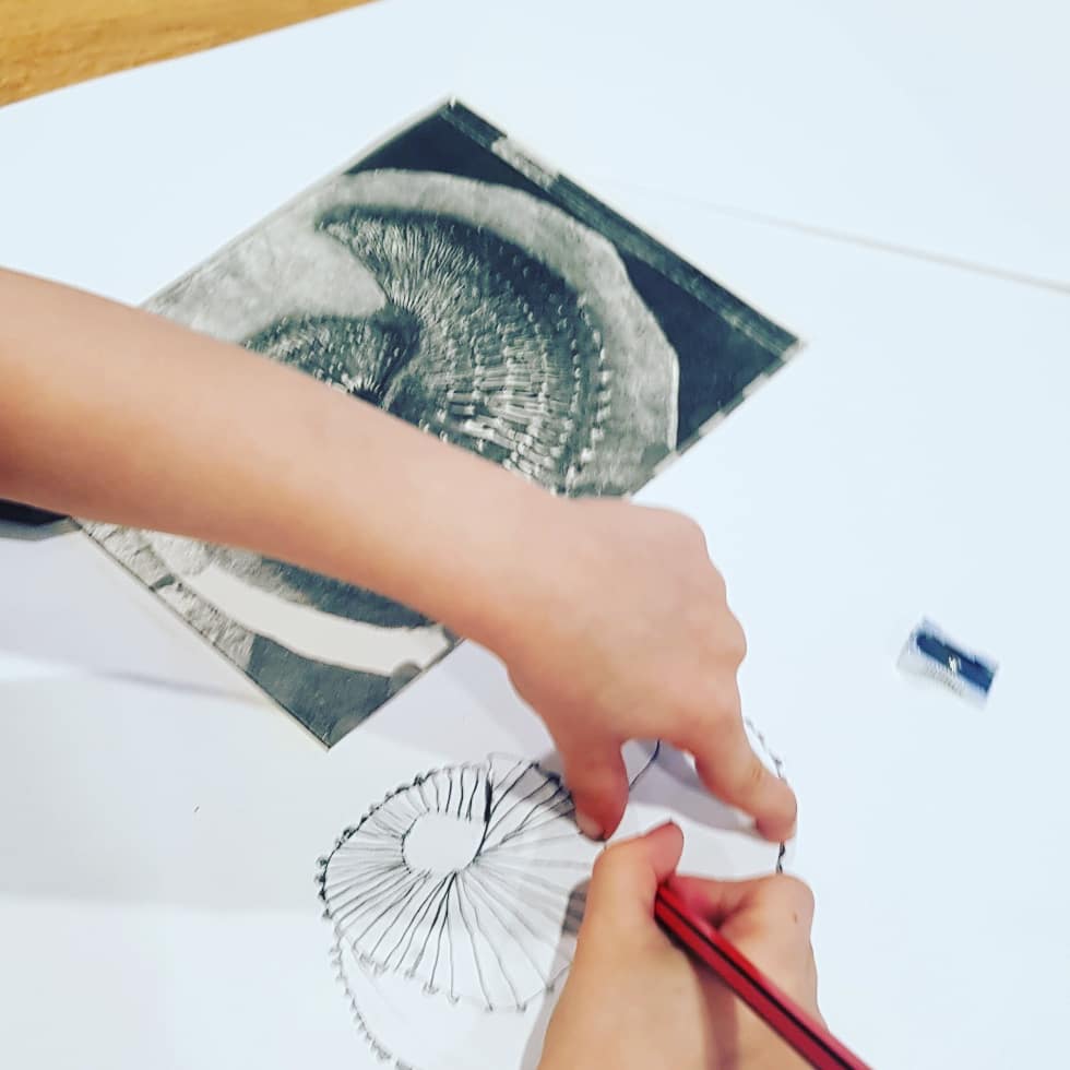 sac32uk's tweet photo. Our kids club exhibition special is underway. Their fossil project will be displayed along 60+ local artists in our November show. Exciting times! 🎨
#kidsrule #youngpeople #friendsofstretfordpublichall #SAC32 #localexhibition #manchesterartscene https://t.co/zikwhwqPsA