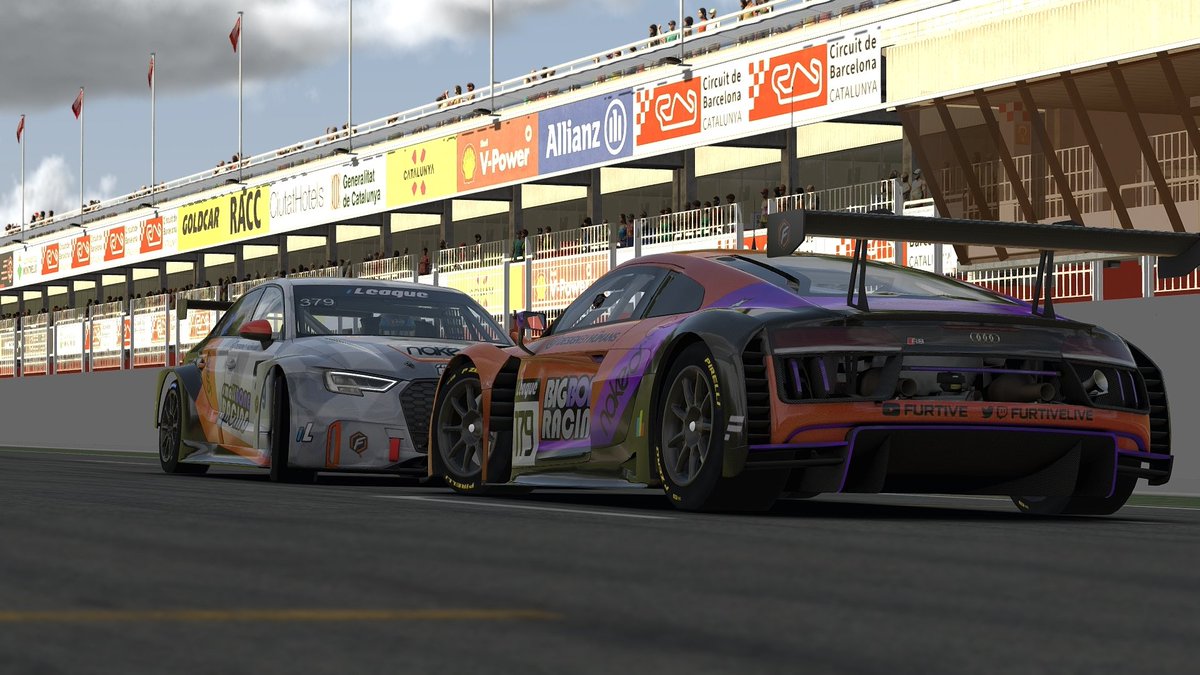 FurtiveLIVE's tweet photo. Big Bone Racing takes home P2 and Small Bone takes home P3 in GT3 and Audi-TCR respectively at the @lapsatracing Catalunya 24 Hour. Really proud of the guys from both teams for putting in crazy work. More is yet to come! #BoneRacing #BigBoneRacing #SmallBoneRacing @iRacing https://t.co/ObICs2EIj9