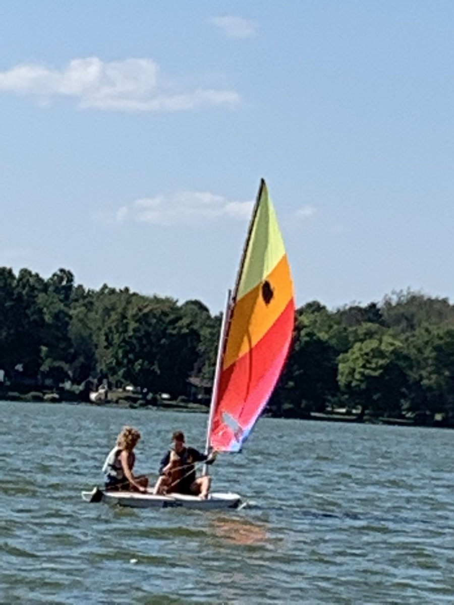 thepatcarlini's tweet image. First time learning to sail! #comesailawaywithme ! Lol! #sailingfun #windyday