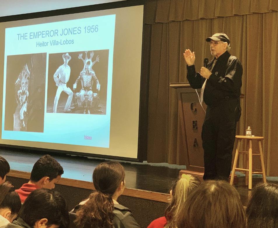 dancedan's tweet image. Today, we were honored to have Dr. Daniel Lewis visit CEA to speak.  He has been a loyal friend to CEA and we were honored to have him share his wisdom with our students. His thoughts about the power of the arts, the edge creativity and, the importance of following your passion.