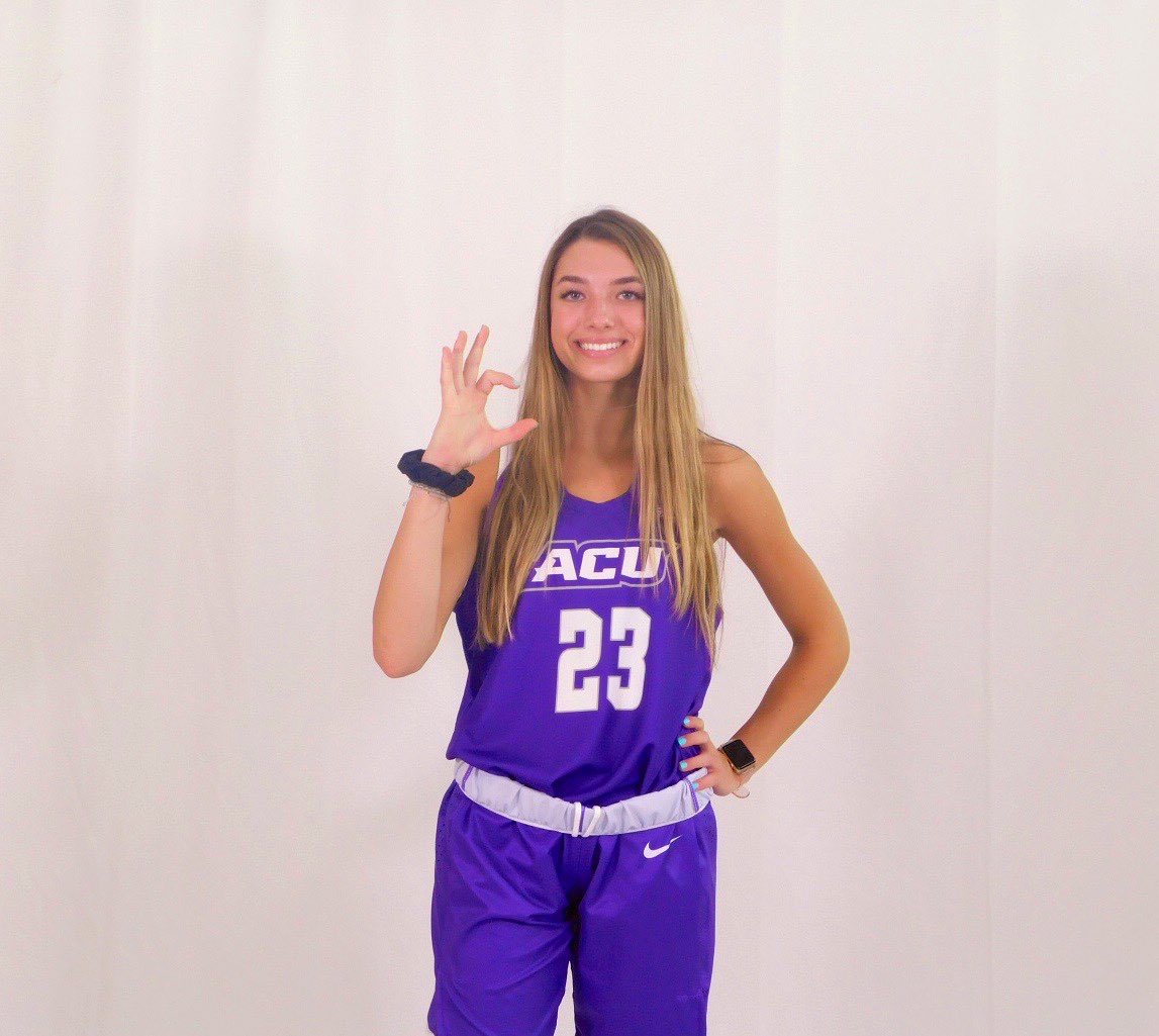 Thank you <a href="/coachgoodenough/">Julie Goodenough</a> <a href="/coach_elambert/">Erika Lambert</a> <a href="/CoachDCole/">Drew Cole</a> @ErikDeRooACU <a href="/ACUWBB/">ACU Women’s Basketball</a> for having me for an unofficial visit! I had a great time! Go Wildcats🏀💜
