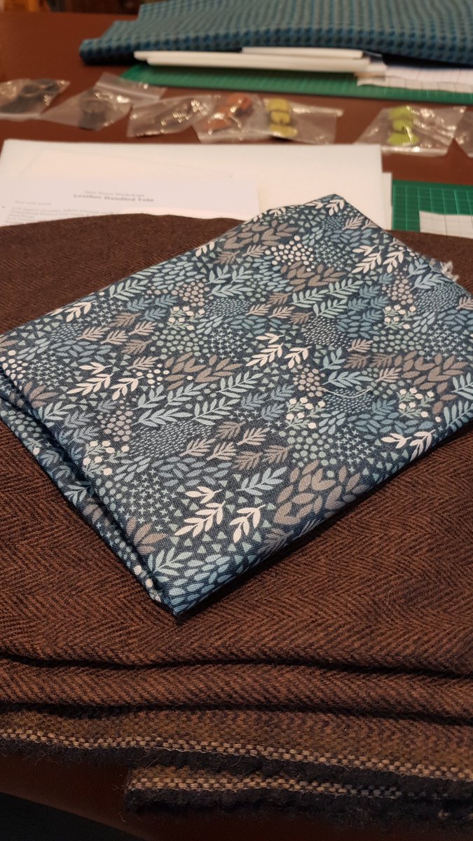 sufishsu's tweet photo. Fabulous workshop from Hole House Bags at The Makers Mill in #Keswick. Perfect way to spend a wet Sunday. π #notquitefinished https://t.co/DUdpLBQM25