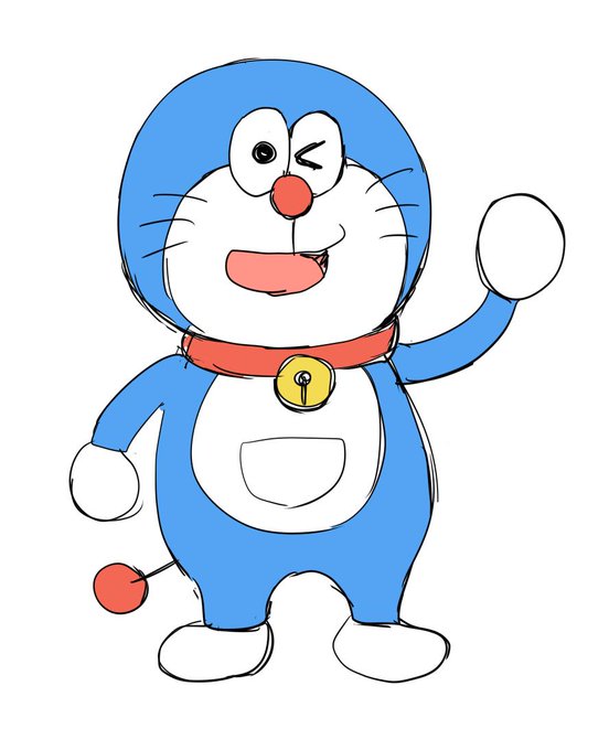 #ドラえもんうろ覚えお絵かき選手権
こんなだったろ? 