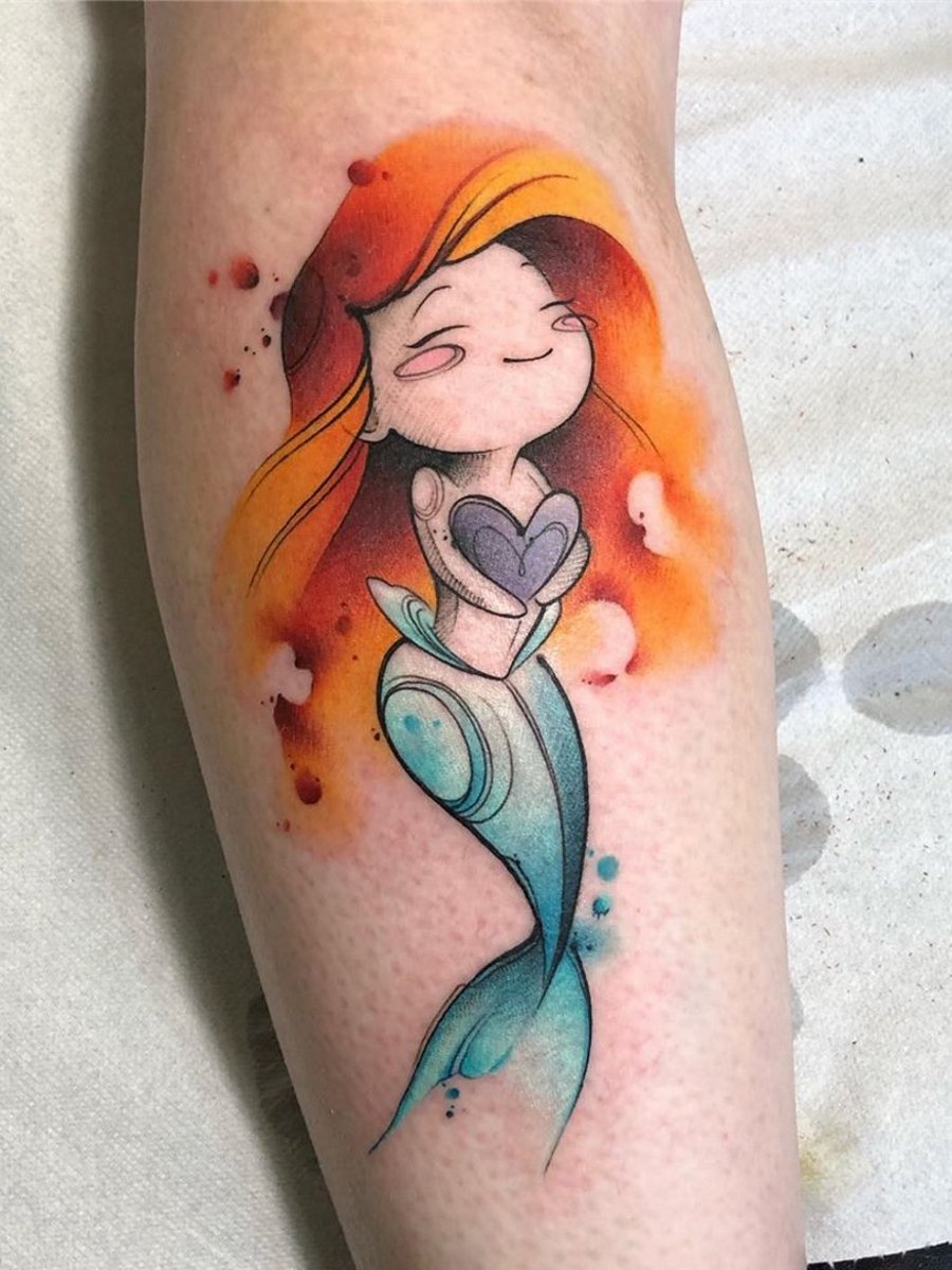 I always take time to give my clients a completely original design. Mermaid  tattoo : r/TattooDesigns