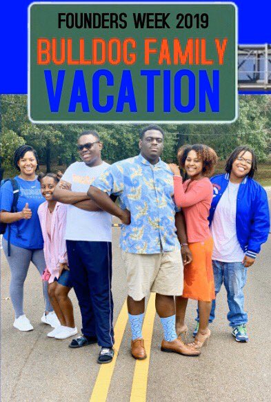 TheQueenTee_'s tweet photo. Bulldog Family Vacation: 150 Years of Traveling through Greatness
It's the ultimate family vacation and we hope you're ready for the ride! #BulldogFamilyVacation #FoundersWeek2019 #TougalooCollege https://t.co/sIr7EWjLKX