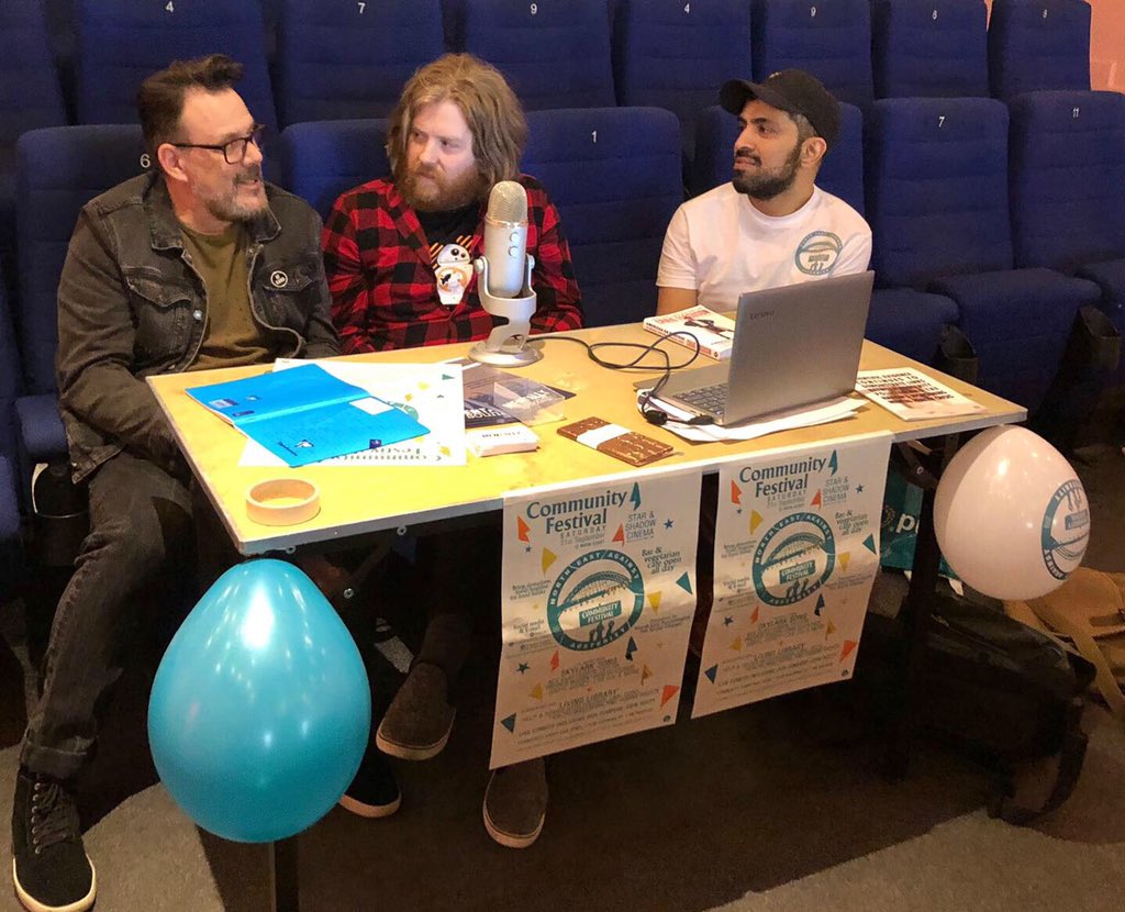 fest_ne's tweet photo. @_MentallySound did some podcasting at yesterday’s festival! They managed to sit down with @JohnScottComedy for a chat 👍🏼 #radio #community #mentalhealth #comedy amazing work guys! https://t.co/NHxozg3OZe
