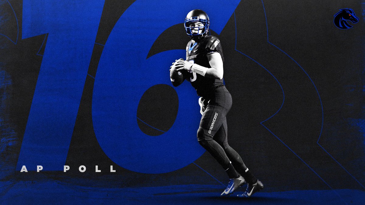 BroncoSportsFB's tweet image. A big jump for the Broncos in the polls!

⬆️4️⃣ to #16 in @AP_Top25
⬆️5️⃣ to #15 in the Amway Coaches Poll!

#BleedBlue