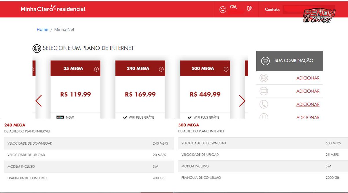 ss_caetano's tweet image. gostaria de saber o motivo que a #NETCOMBO usa um UPLOAD tão baixo assim como vcs podem ver na foto que tirei do site oficial deles. ate a #livetim tem um UPLOAD bem melhor. uma internet de 240 MBPS e ter apenas 20 MBPS de UPLOAD e um absurdo na de 500 MBPS e ainda mas absurdo