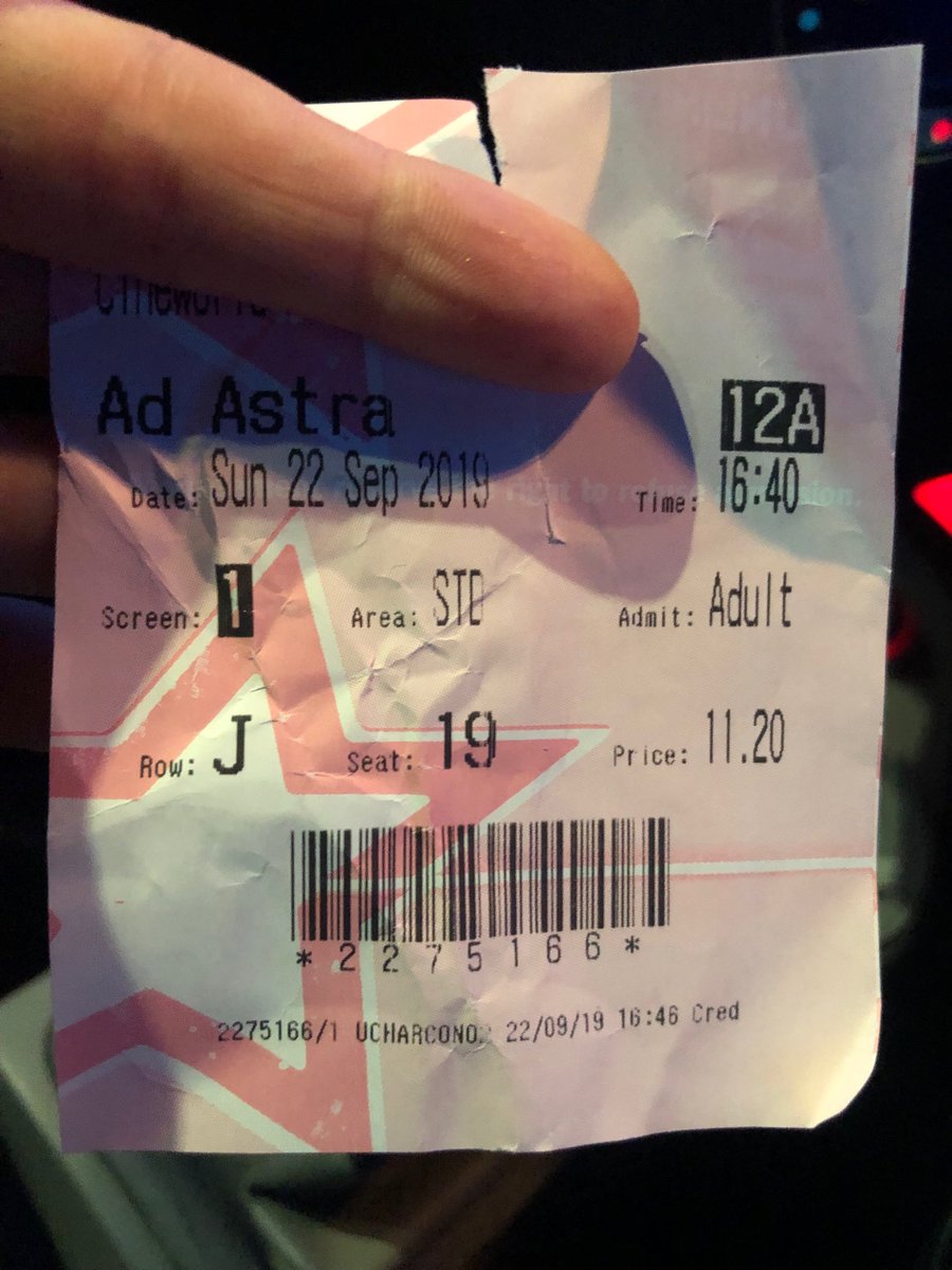 HA11NNH's tweet image. Yawnnnnnnnnnnn  Zzzzzzz 🙄#AdAstra  dull as dishwater ! Might cheer myself up  and go and watch #IT starts in 5mins  #cinemajunkie 😂
