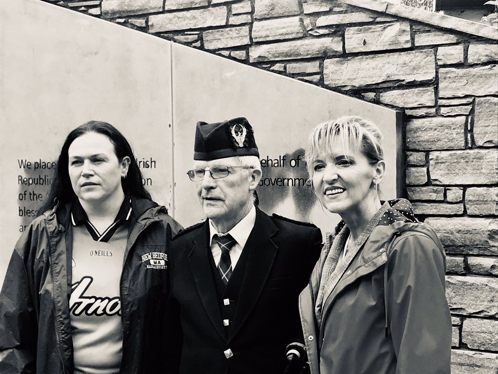 SwordsSinnFein's tweet photo. Great day at the Thomas Ash Commemoration In Lusk. Thomas was the first Hunger Striker to die, he died on the 25th of September 1917. 
Great speeches from @loreillysf and the Main Speaker the inspirational woman @M_AndersonSF making us proud to be Republicans @DublinSinnFein https://t.co/P5aWd07HZd