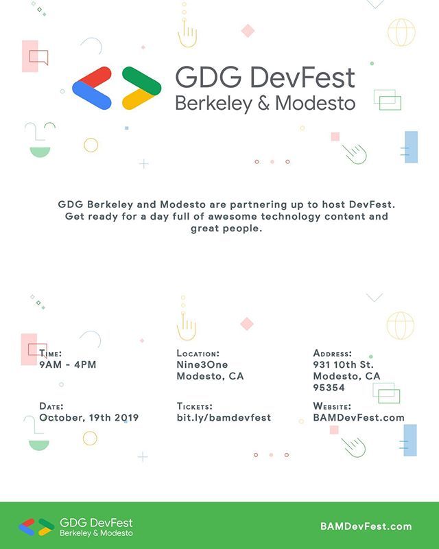 GdgModesto's tweet photo. #devfest Modesto and Berkeley! https://t.co/tU18YPTHCV