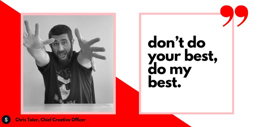Singlemind's tweet image. 👇Chris Toler. A self-proclaimed “geek at heart”, he loves the tech world. From learning #AdobeSuite in HS, to #QA, #SystemsAdmin & #ProjectManagement, Chris has done it all. Today, Chris thrives as our #ChiefCreativeOfficer, evolving young ideas into mature, digital experiences.