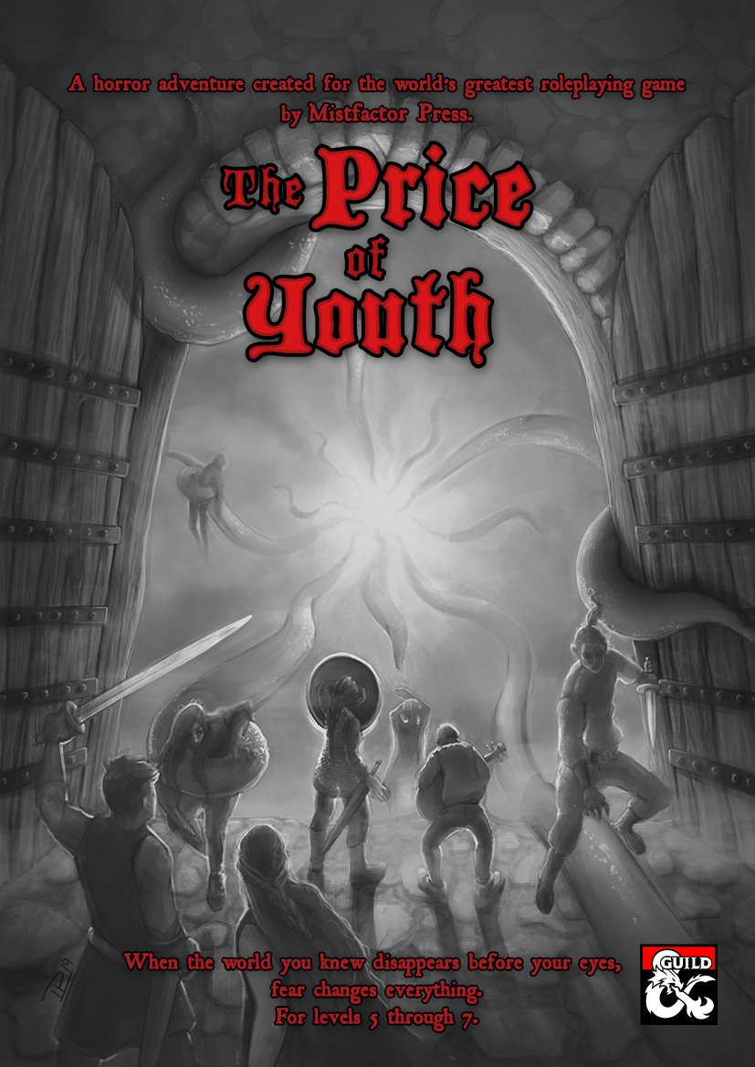 Mistfactor's tweet photo. Here is the cover for our next adventure "The price of Youth". Its an adventure inspired by Steven King's novel "The Mist". The adventure explores what happens when the Dark powers pull a whole area inside the realm of the mists, the whole process of it!
#GetMistified #dnd5 https://t.co/4fbNp4VVpp