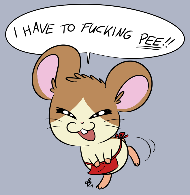 QuickTheButt's tweet photo. so whatcha all been doin' today, I drew baby Howdy on his way to the toilet https://t.co/TSzVI77G4F