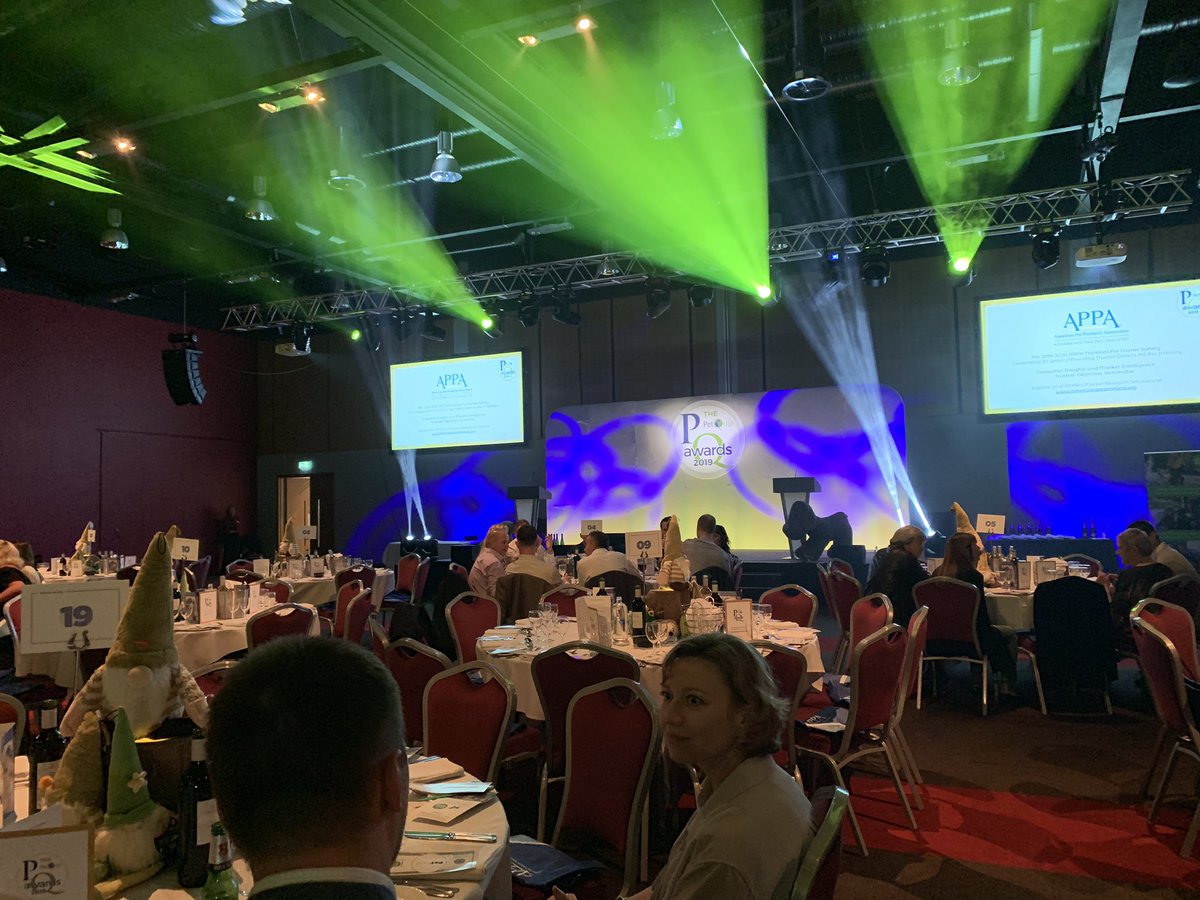 PetQuip's tweet image. It’s awards night! We’ll be revealing the winners as the evening progresses so stay tuned #PATS19 @PATS_TELFORD