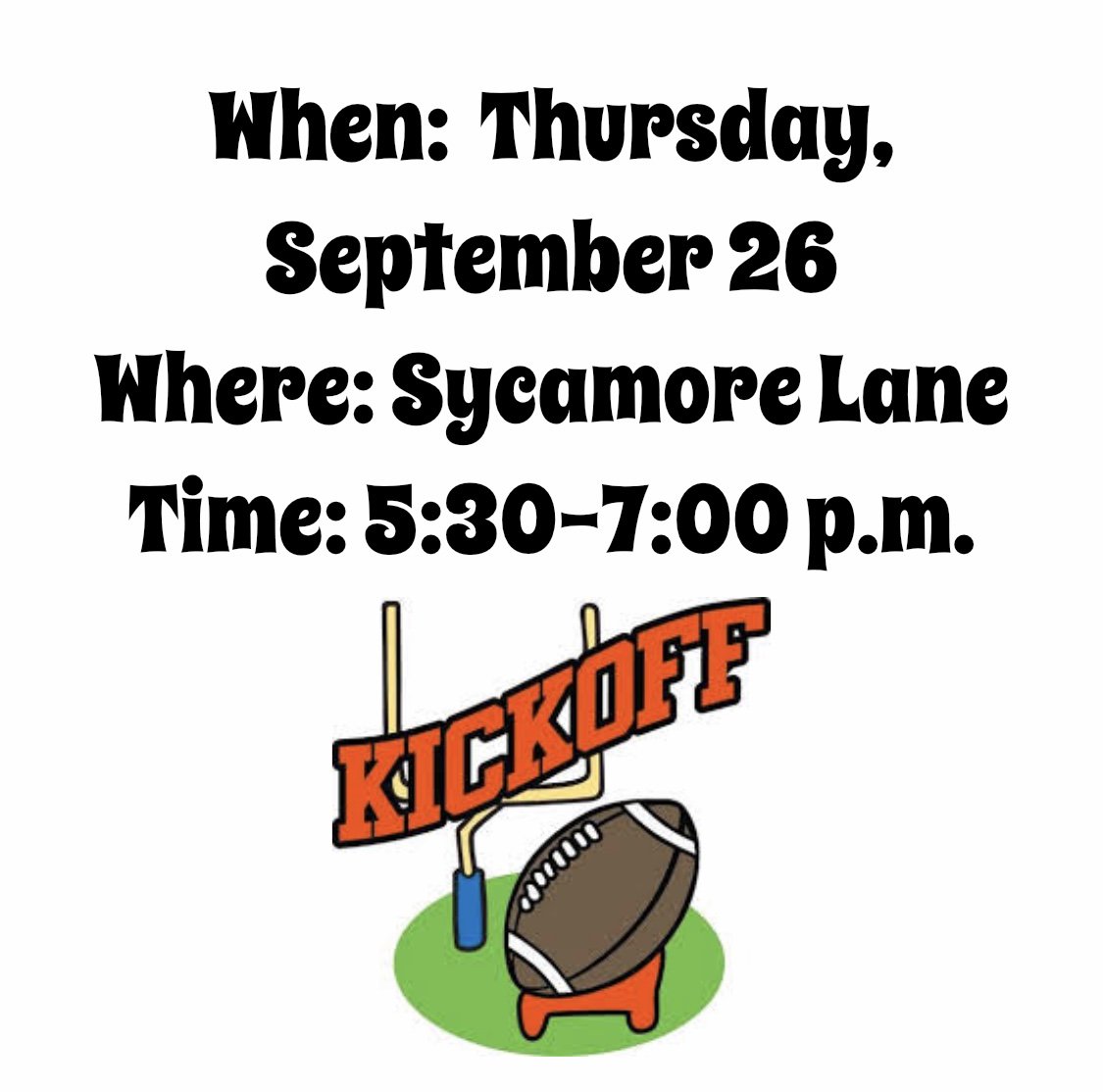 SlesBucks's tweet photo. Mark your calendars! Our first Family Literacy Night is September 26th!  This is a joint event between the Sycamore Lane Elementary and Primary School!  Help us Kick Off an amazing year of literacy! Wear your favorite jersey! https://t.co/37Um1qIhb8