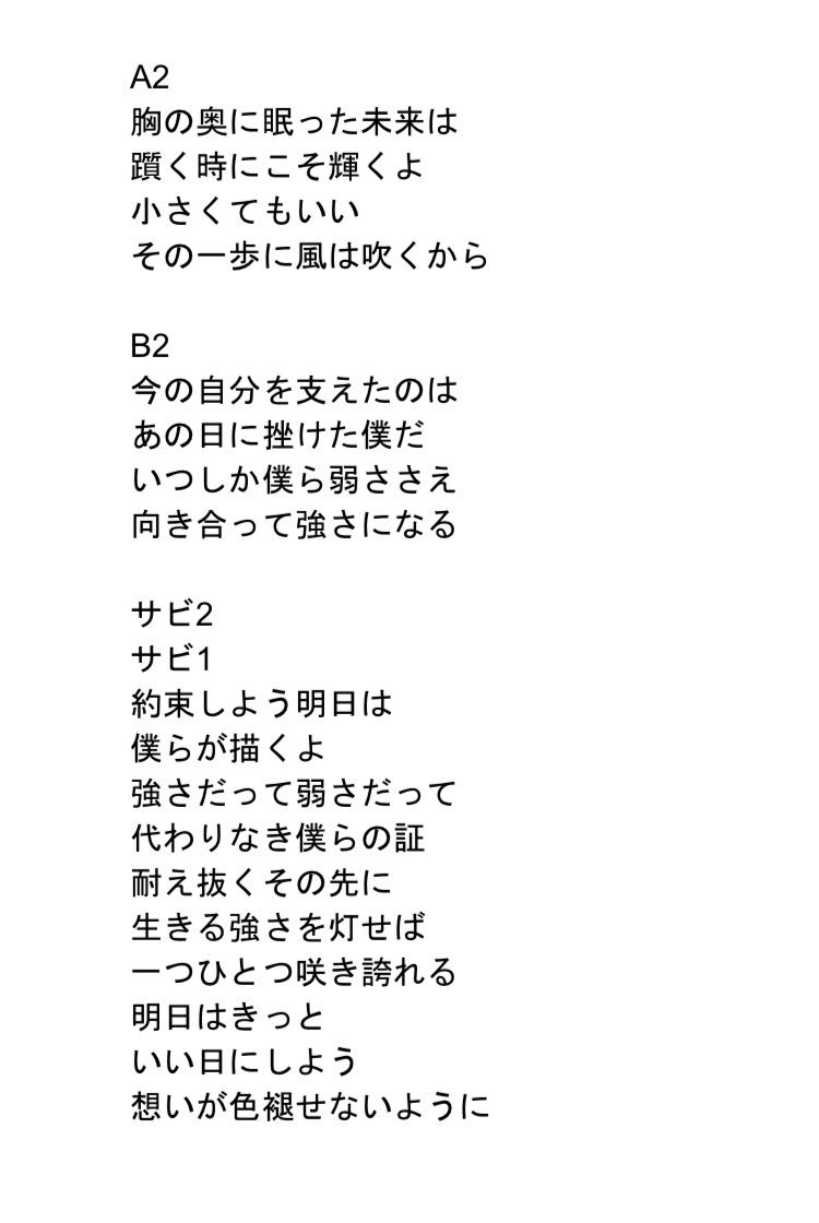 駒木優 Auf Twitter いつだろう ずいぶん前に 約束の場所で という歌詞を載せました もっと良くなるように 書き直しましたー でもまた書き直す可能性が笑 いつまでたっても歌詞が定まらない笑笑 T Co Cj8uriwzwq Twitter