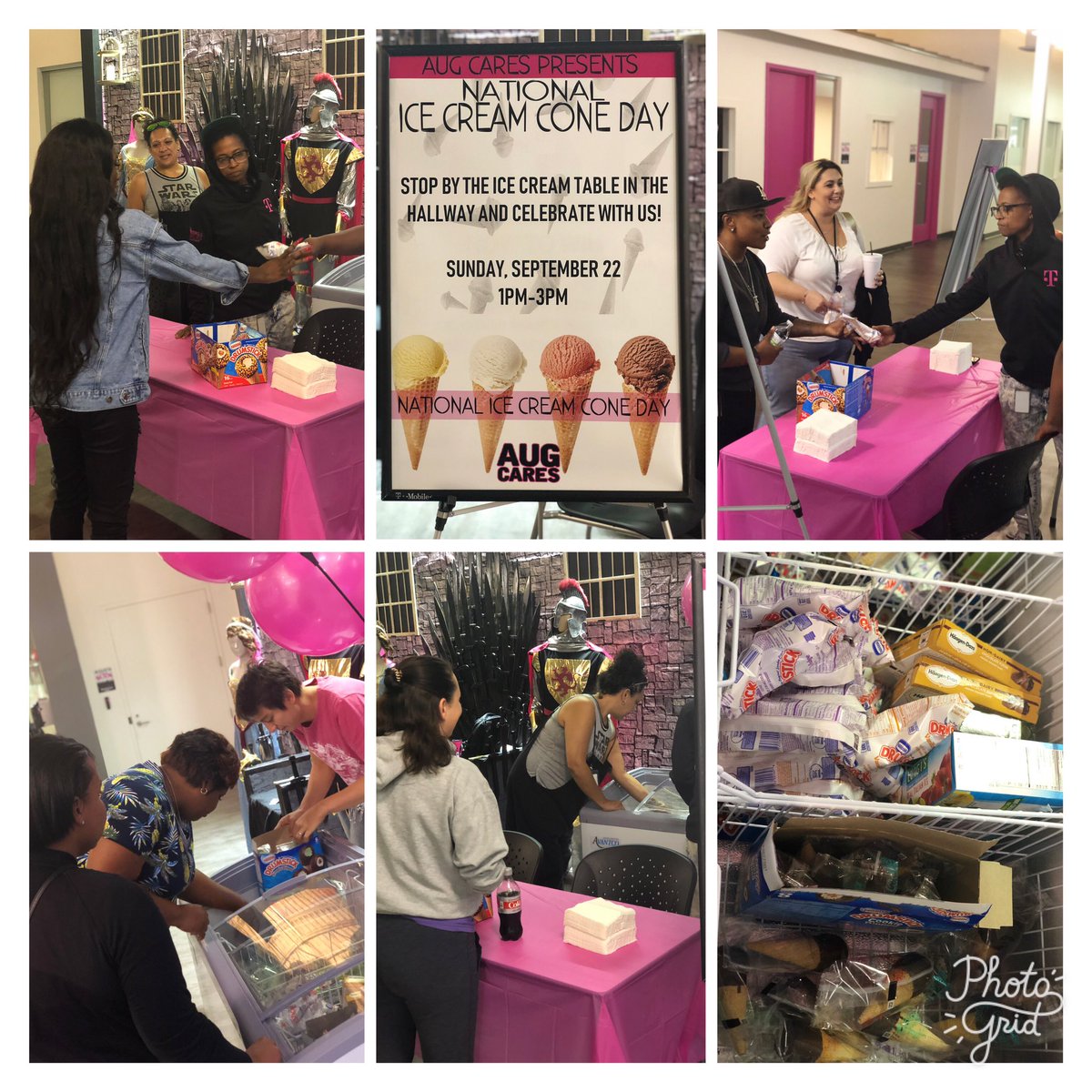 candymitchell06's tweet image. I scream, you scream, we all scream for Ice Cream!! Happy National Ice Cream Cone Day from Augusta Domination!!! #AugCares #AttitudeofServitude #Wintheworld @RachRo03 @SustaitaCJM @RobertasBoy  @jaycrimceo @aricstocks