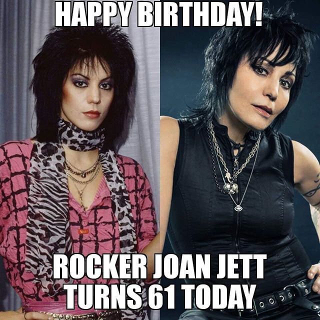 Happy birthday Joan Jett!    