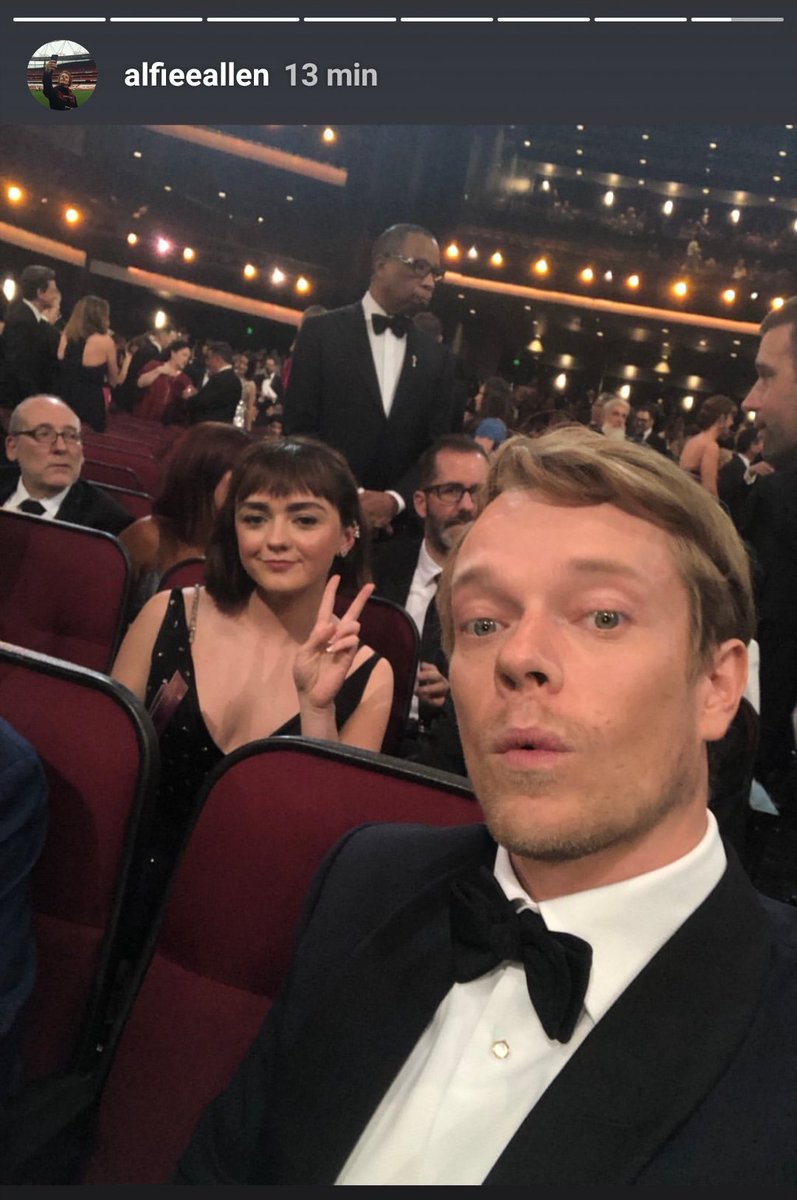 Del IG de Alfie
#Reek #hediondo 
#TheonGreyjoy
#Emmys2019
#LosPajaritosDeVarys